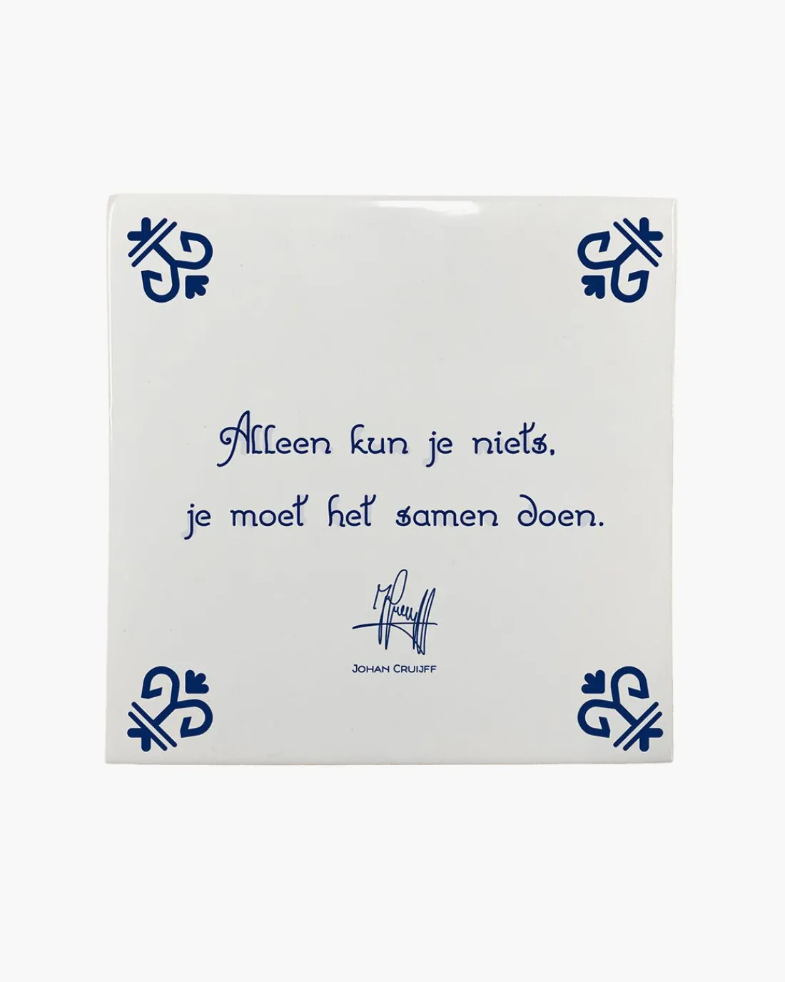 Best Sale Cruyff Alleen Kun Je Niets, Je Moet Het Samen Doen