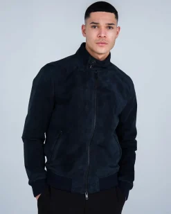 Discount Cruyff Dante Suede Harrington Jacket