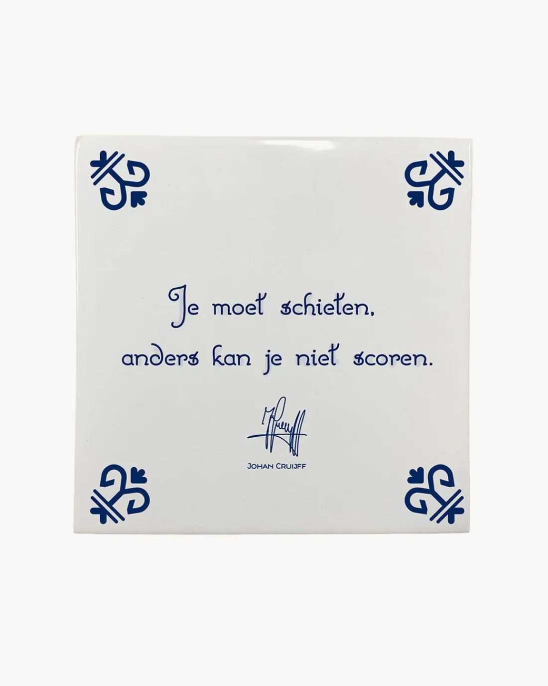 Online Cruyff Je Moet Schieten, Anders Kan Je Niet Scoren