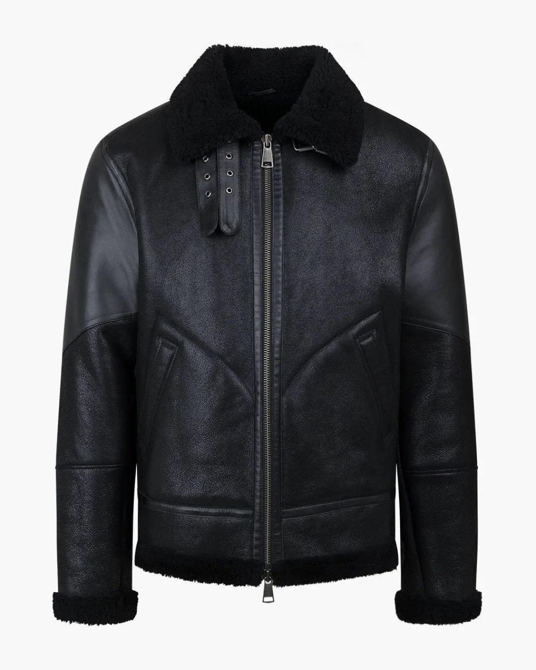Outlet Cruyff Juan Shearling Leren Jas