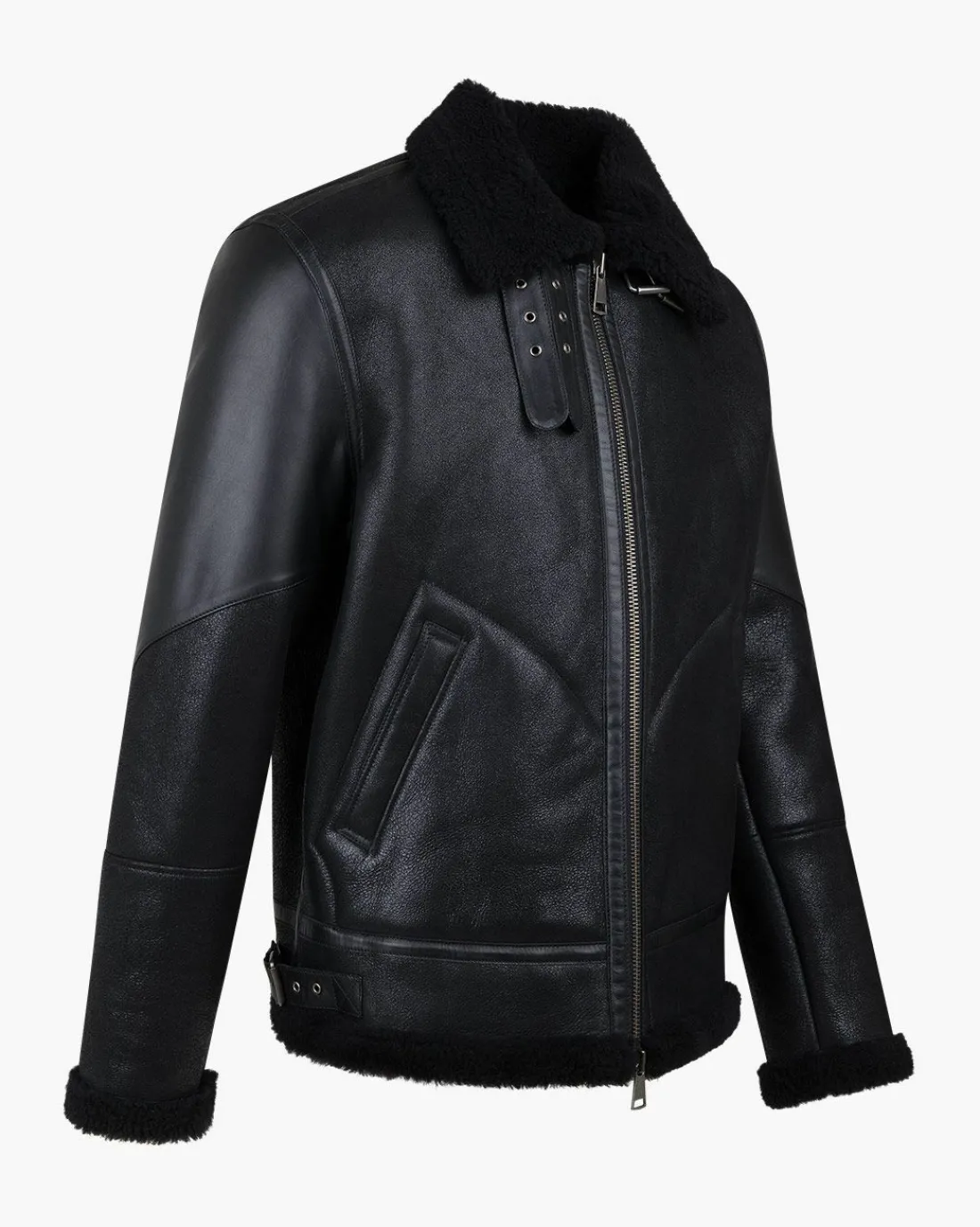 Outlet Cruyff Juan Shearling Leren Jas