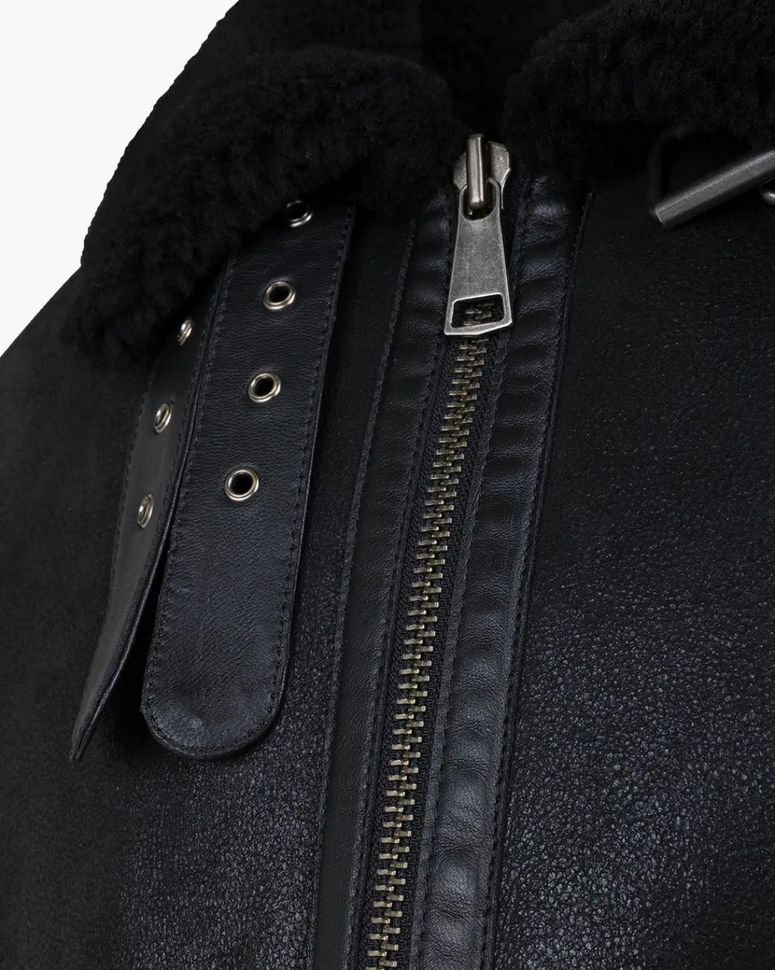 Outlet Cruyff Juan Shearling Leren Jas