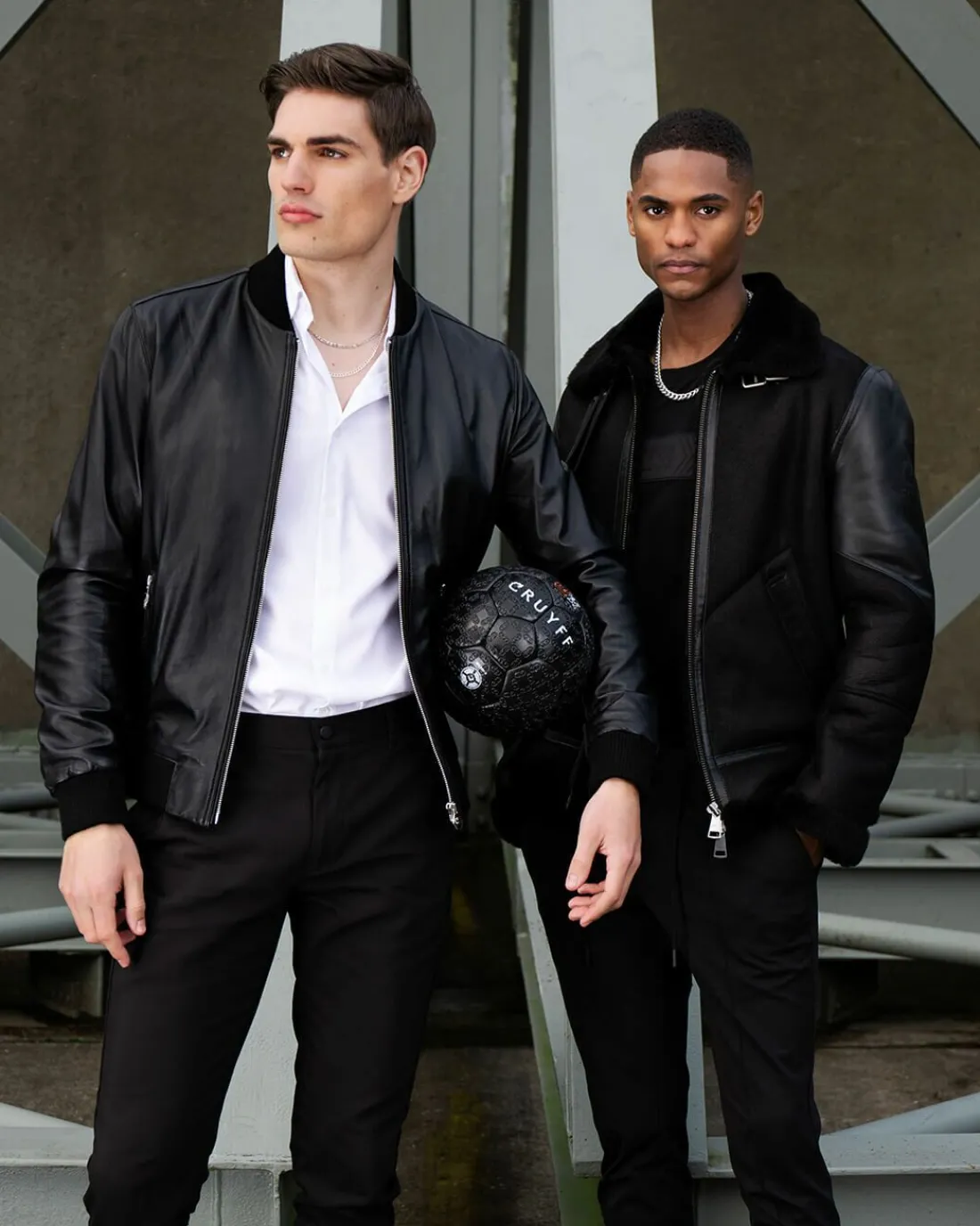 Outlet Cruyff Juan Shearling Leren Jas