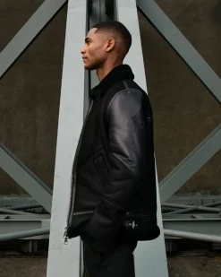 Outlet Cruyff Juan Shearling Leren Jas