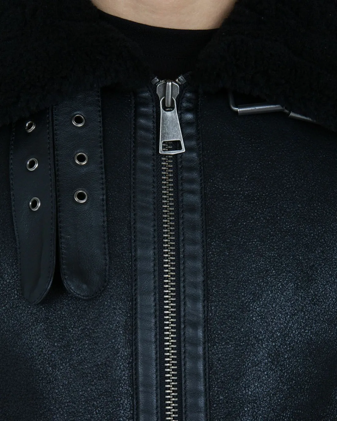 Outlet Cruyff Juan Shearling Leren Jas
