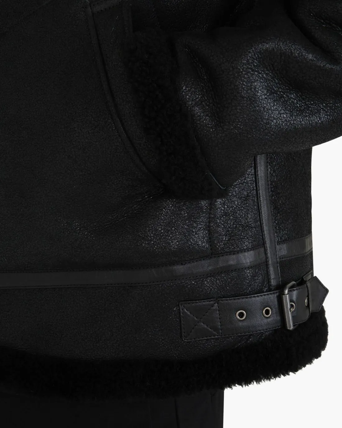 Outlet Cruyff Juan Shearling Leren Jas