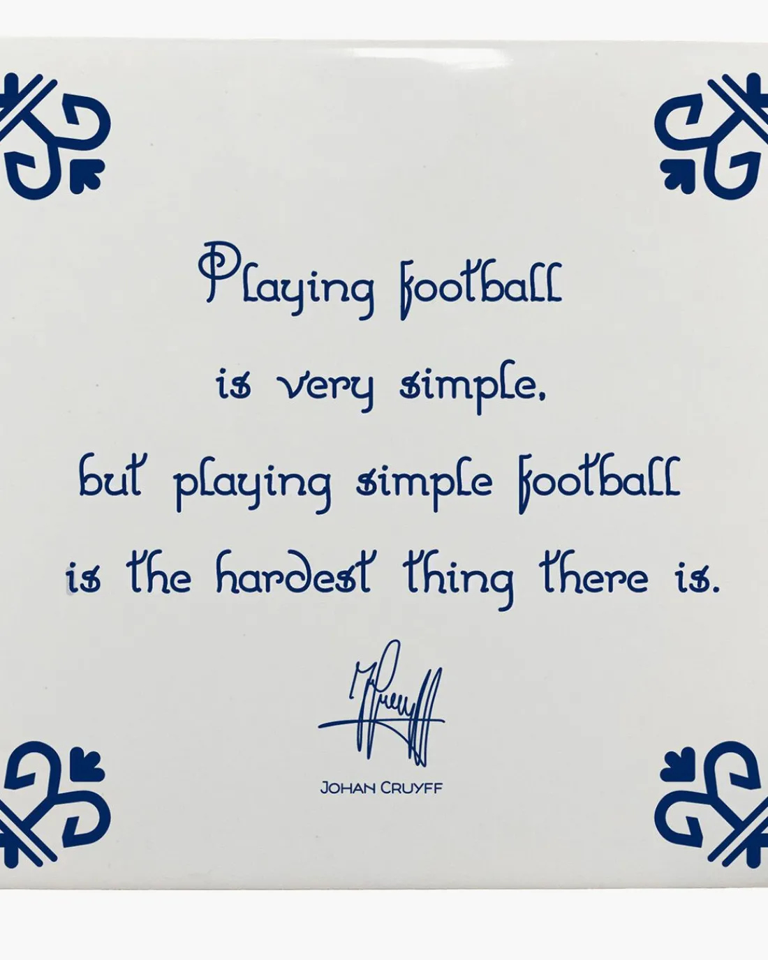 Cheap Cruyff Playing Football Is Very Simple But Playing Simple