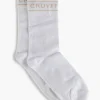 Fashion Cruyff White/Gold Stripe Sock