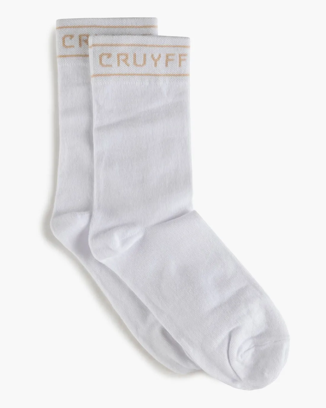 Fashion Cruyff White/Gold Stripe Sock
