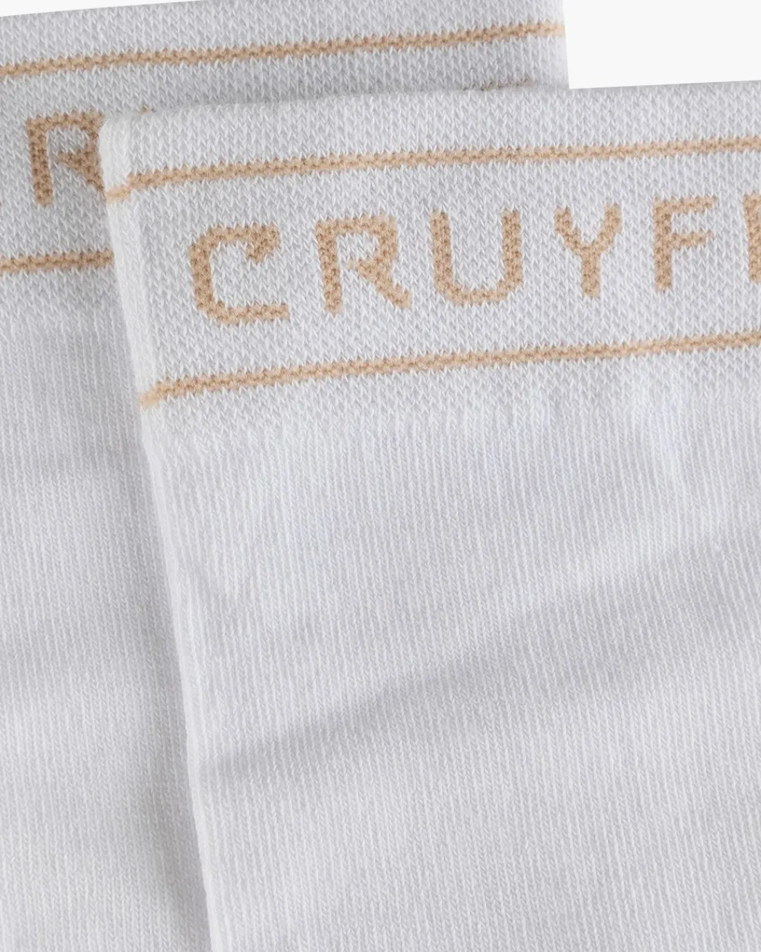 Fashion Cruyff White/Gold Stripe Sock